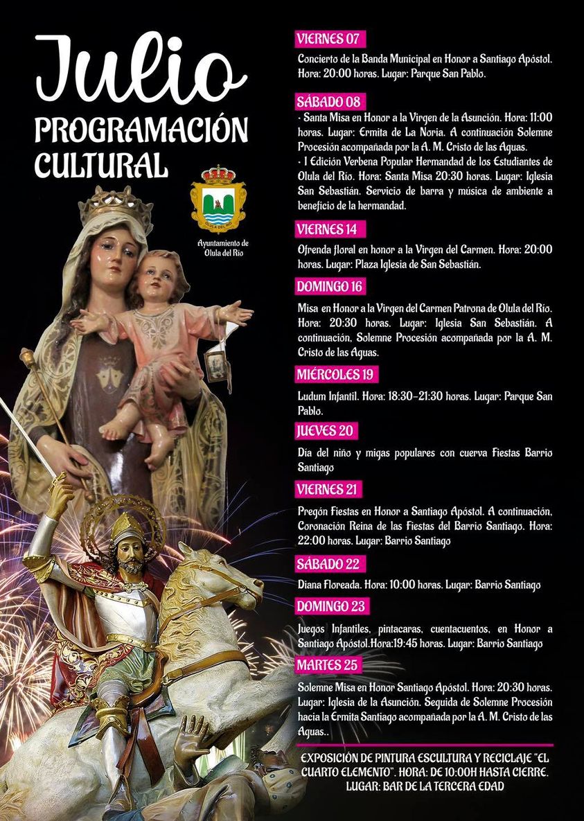 Programación Cultural Julio 2023